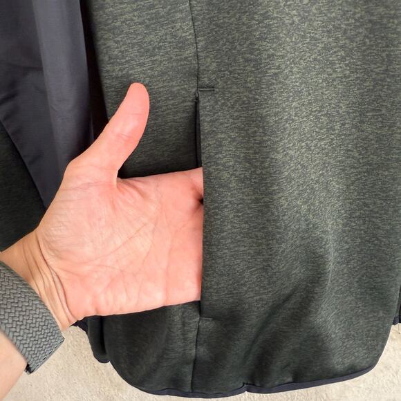 Greg Norman Jacket Mens L Green Black Tasso Elba Hydrotech Golf Outdoor Gorpcore - Picture 7 of 14